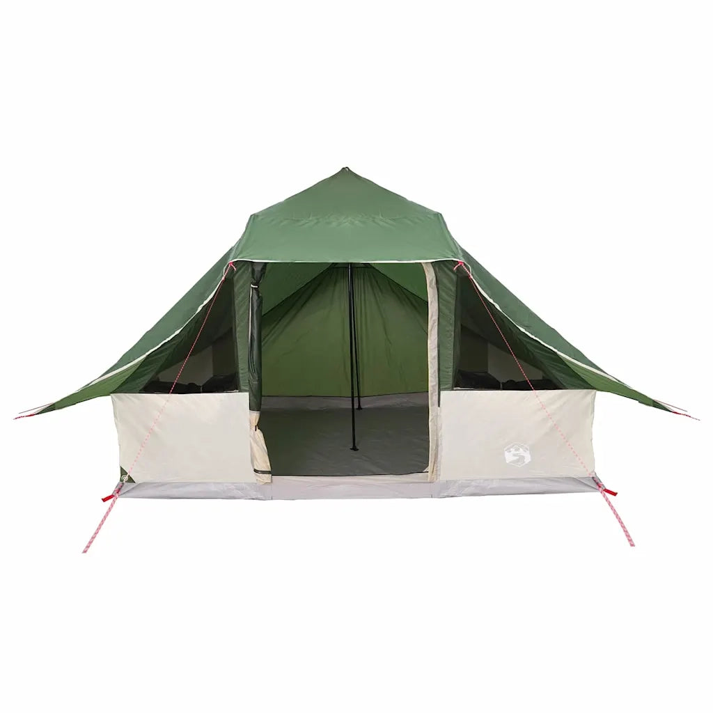 Tenda Tipi con tetto-Tenda da campeggio Verde 364 x 281 x 257 cm taffet¨¤