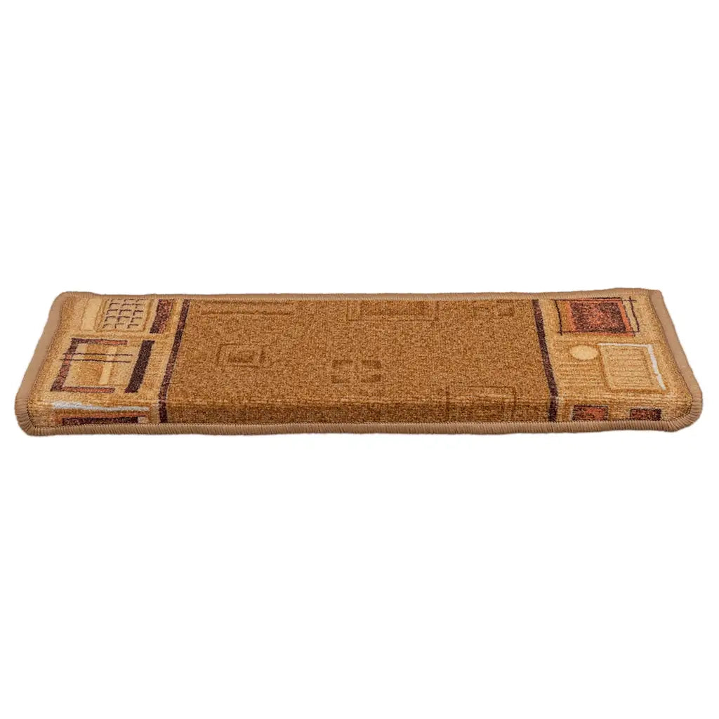 Tappetini per Scale Autoadesivi 10 pz 65x21x4 cm Beige 149841