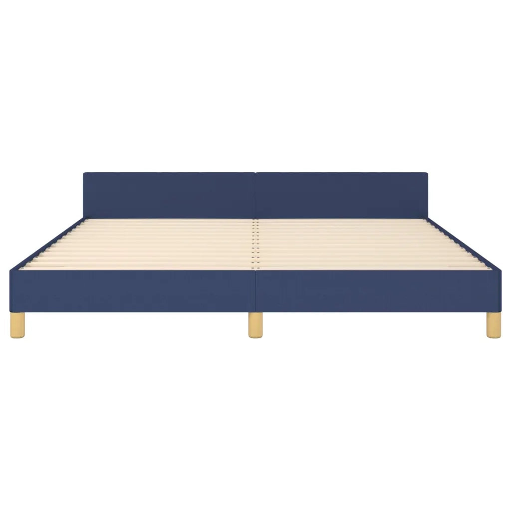 Giroletto senza Materasso Blu 180x200 cm in Tessuto