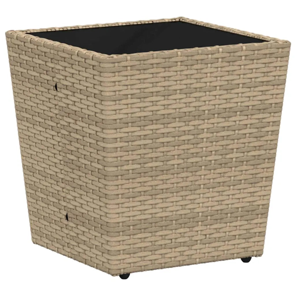 Set Bistro da Giardino 3 pcs Beige polyrattan 3334959