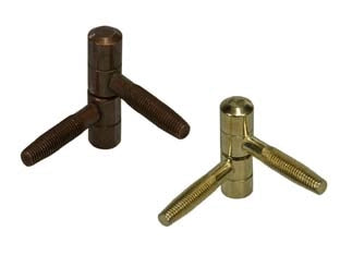 CERNIERE ANUBA NORMALI IN ACCIAIO- - ø mm.13 mod.119 (B.00119.13.03) ott.verniciato - 25 pezzi AGB