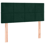 Testiera | Testata Verde scuro 90x5x78/88 cm in Velluto