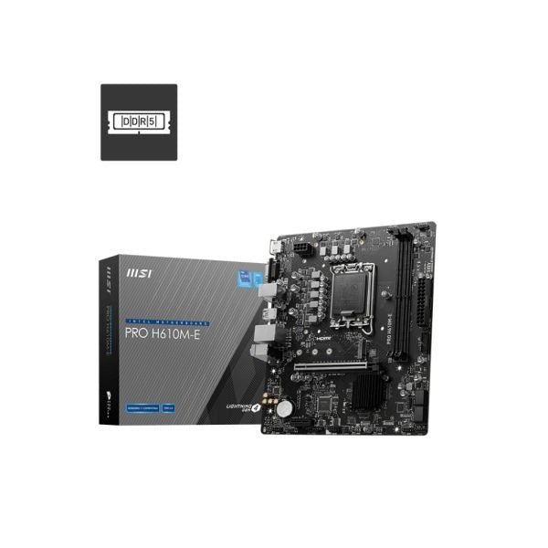 Msi pro h610m-e scheda madre intel h610 lga 1700 micro atx