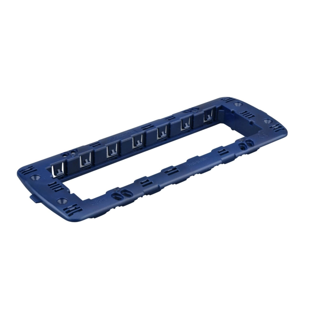 Supporto Telaio 7 Moduli Per Scatola 507 MBL 7M Blu Compatibile Bticino Living BLN0207