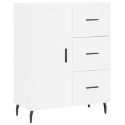 Credenza | Madia | Buffet da pranzo | Armadio da pranzo Bianca 69,5x34x90 cm in Legno Multistrato