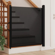 Cancelletto Retrattile per Animali Domestici Nero 117,5x125 cm 4004133