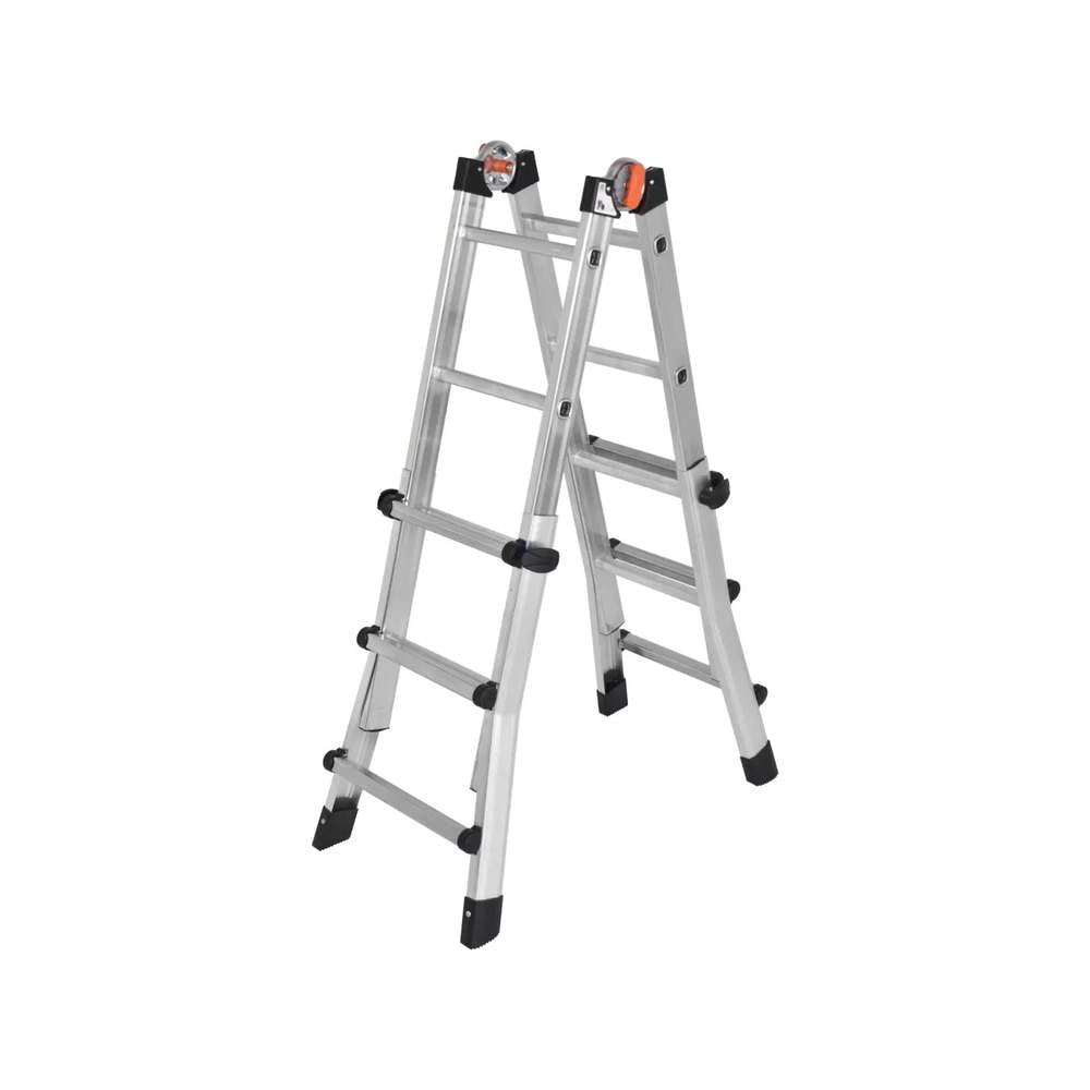 Scala Telescopica in Alluminio Basculante Peppina ALU150 Gierre Formato: 4+4