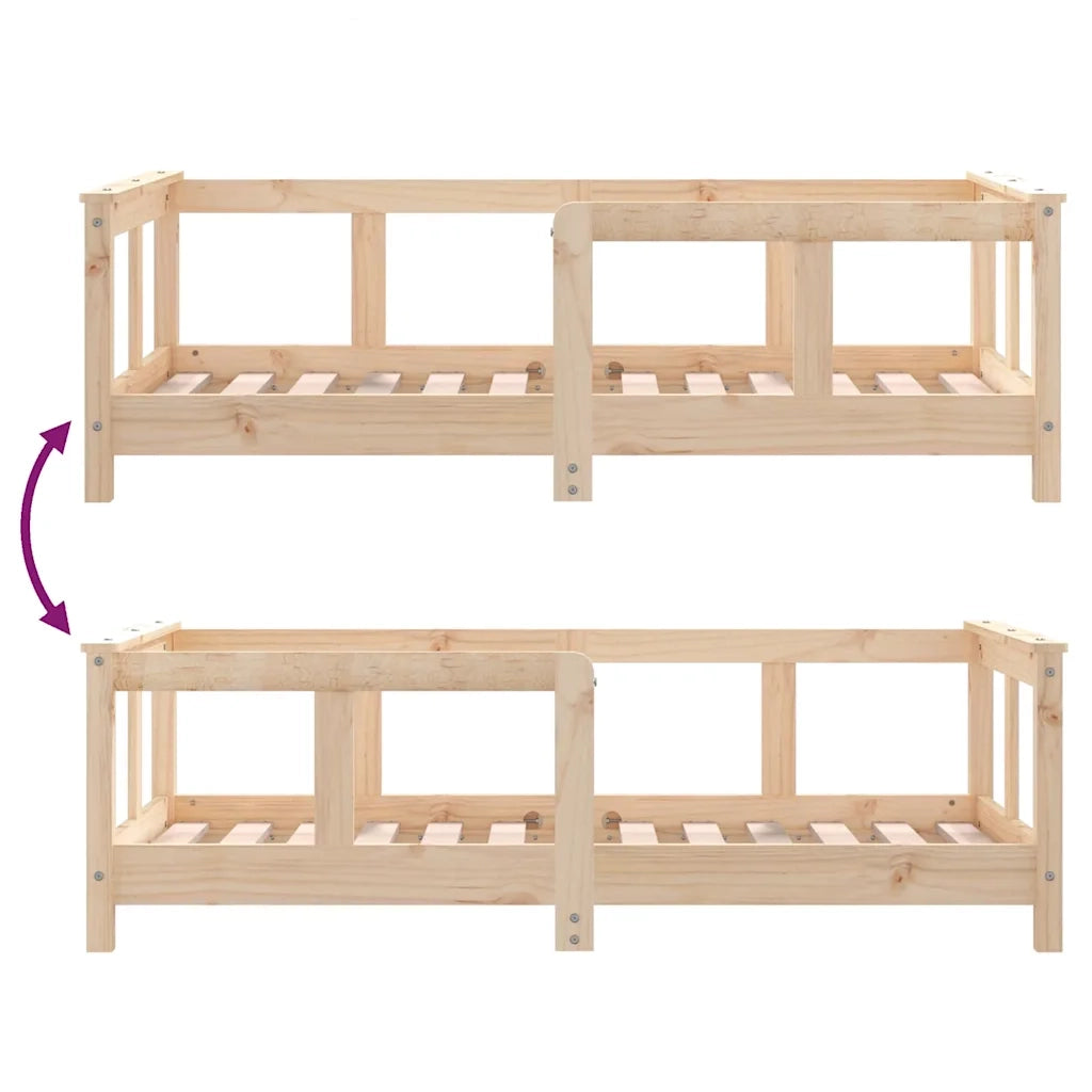 Giroletto per Bambini | Letto Infantile | Lettino 70x140 cm in Legno Massello di Pino