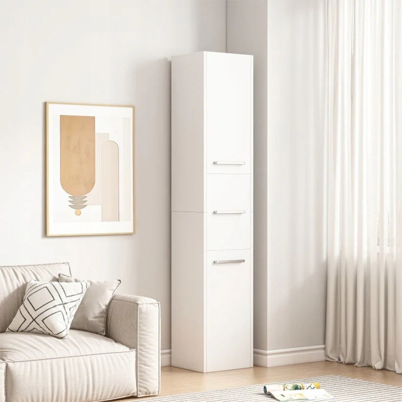 Armadio Bianco 30x170x30 cm Pratico e Compatto