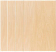 Pannello Multiplex 4 pezzi - Spessore 3 mm - A4 20 x 30 cm - Adatto per fai da te - Superficie liscia - Leggero e robusto - Pannello di legno