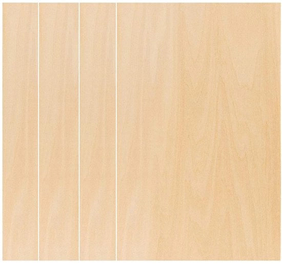 Pannello Multiplex 4 pezzi - Spessore 3 mm - A4 20 x 30 cm - Adatto per fai da te - Superficie liscia - Leggero e robusto - Pannello di legno