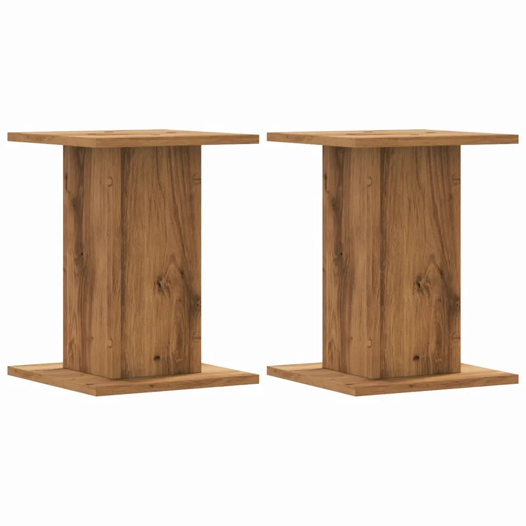 Supporti piante | Sostegno per piante 2 pz Rovere Artigianale 30x30x40 cm Truciolato