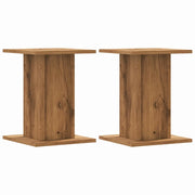 Supporti piante | Sostegno per piante 2 pz Rovere Artigianale 30x30x40 cm Truciolato