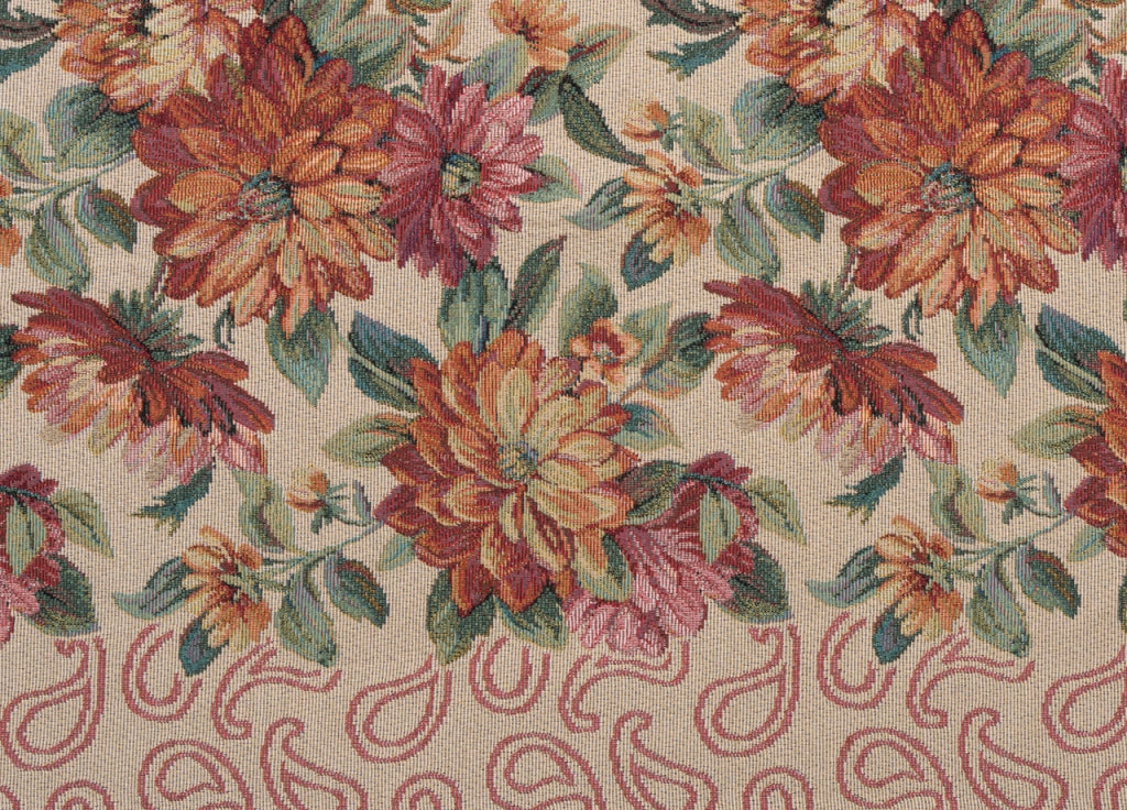 Tappeto Passatoia In Tessuto Jacquard Linea Emozioni Disegno Dalia Terra - 57x500 - Terra