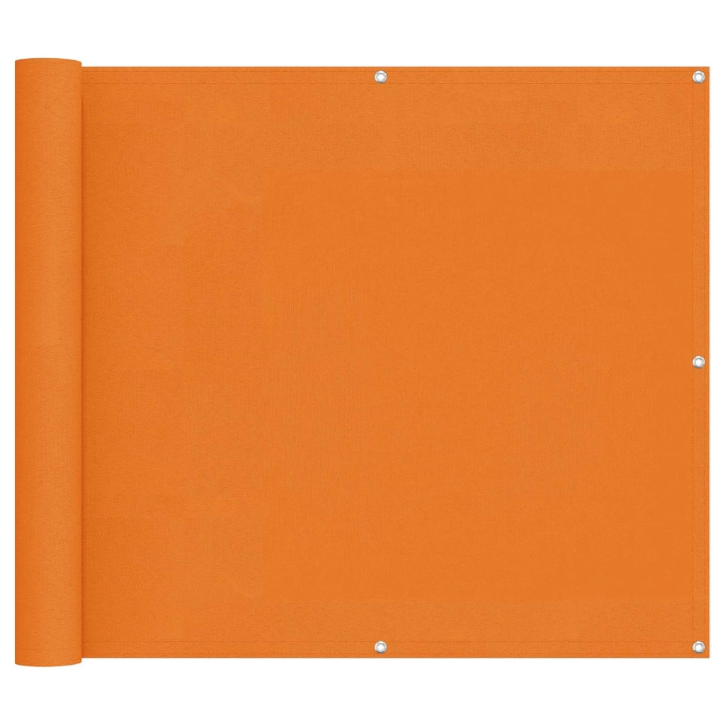 Schermo da balcone Arancione 100 x 600 cm Tessuto Oxford 42030833