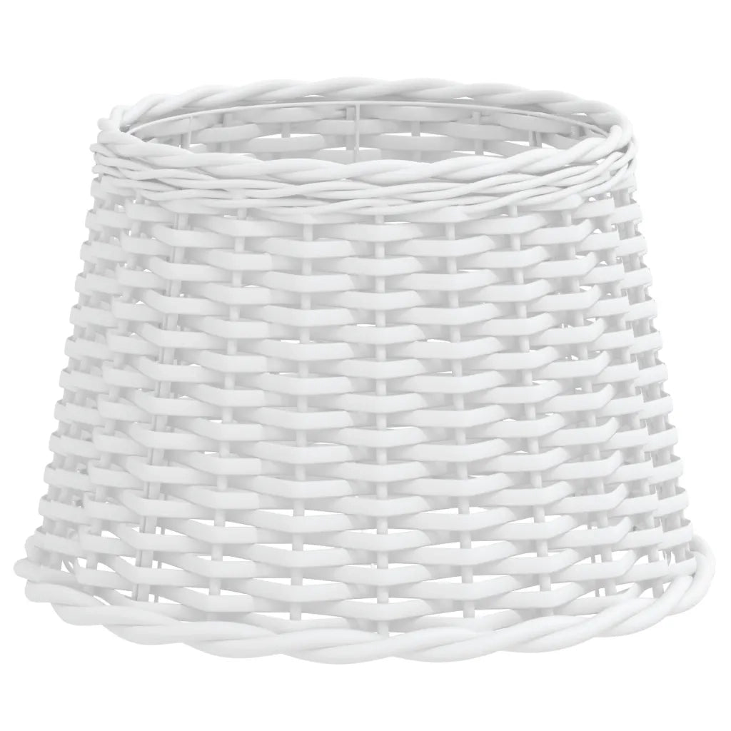 Paralume Bianco Ø40x26 cm in Vimini 364385