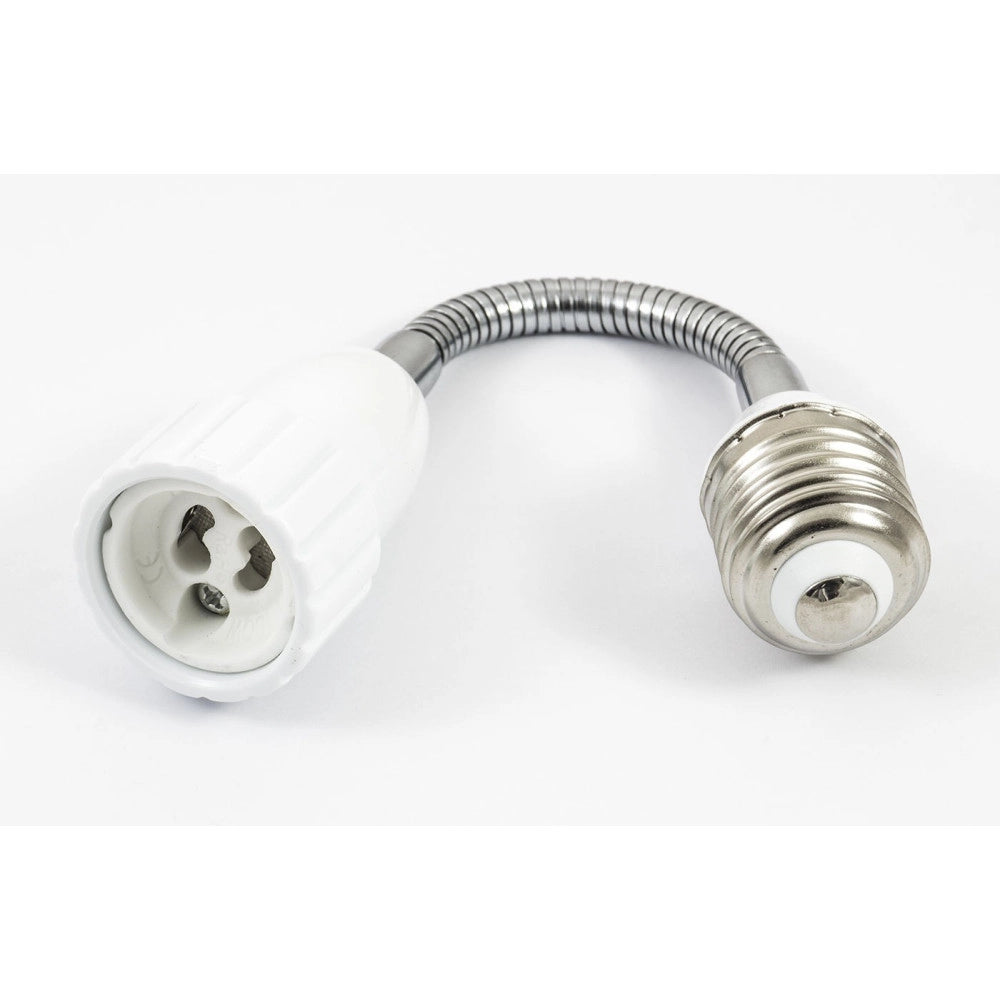Trade Shop - Adattatore Convertitore Flessibile Per Lampade Lampadina Da E27 A Gu10 300mm -