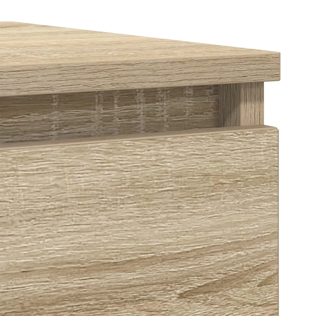Credenza-Buffet-Armadio da cucina Rovere Sonoma 100x35x76 cm in Legno Multistrato 826499