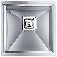 CM Lavelli 012811.X0.01.2063 Glamour Lavello sottotop monovasca acciaio inox AISI 304 45x45 cm colore Inox satinato