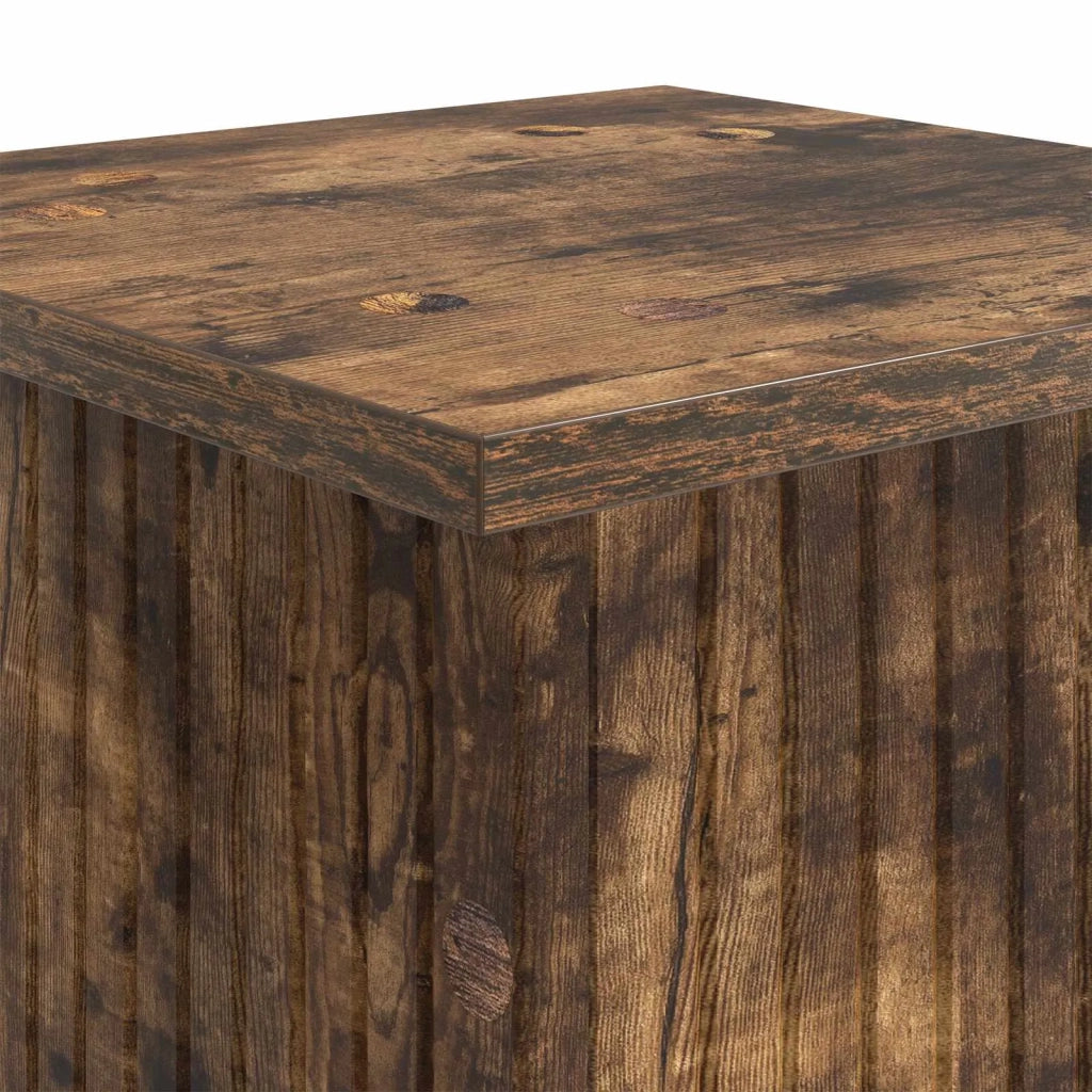 Supporto per piante | Sostegno per piante 2 pz Rovere Fumo 30,5 x 30 x 43 cm