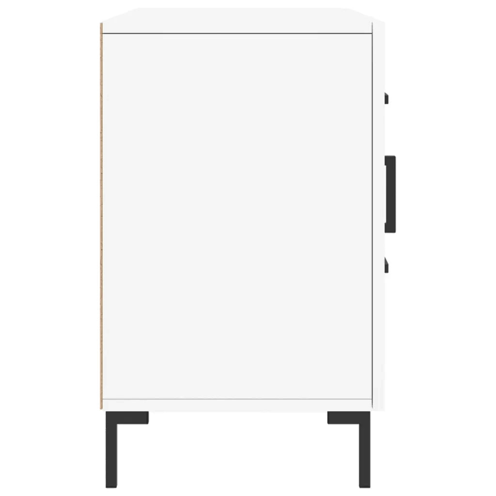 Credenza Bianca 100x36x60 cm in Legno Multistrato 828172