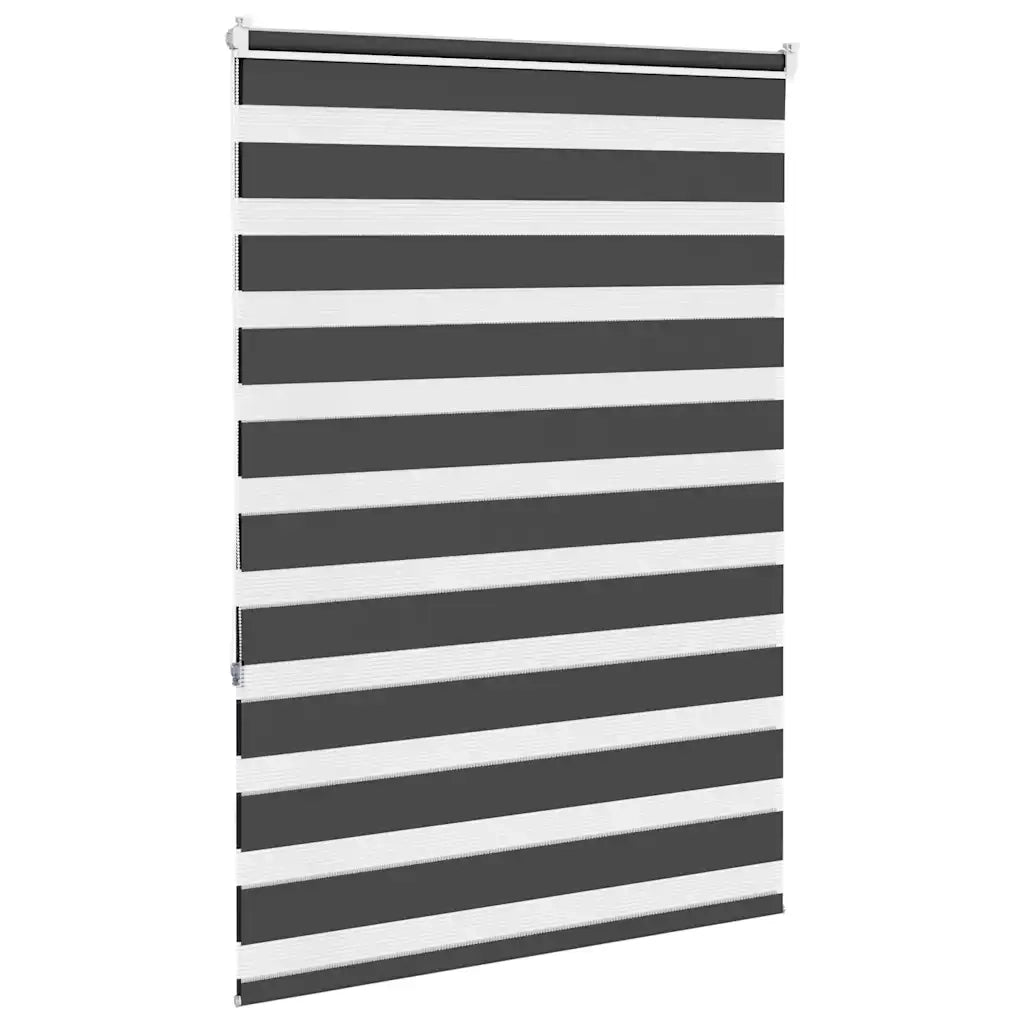 Tenda a Rullo Zebra Nero Larghezza Tessuto 95,9 cm Poliestere 4014235