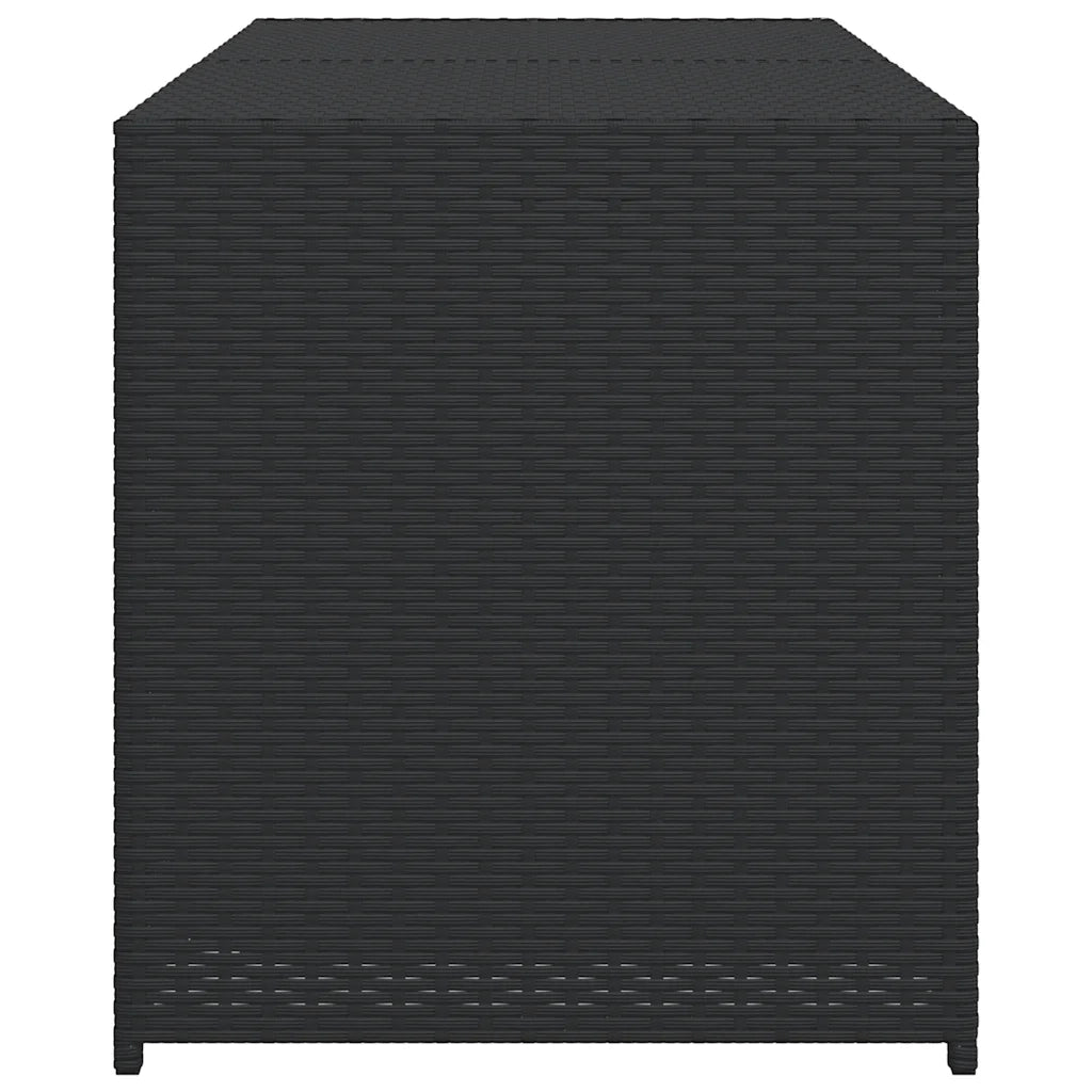 Contenitore da Giardino Nero 283L in Polyrattan CFW3109596