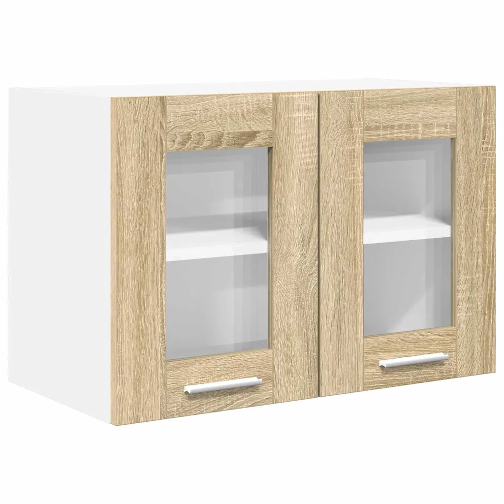 Armadio pensile | Mobile da Cucina con porta 2 pz Rovere Sonoma 60 x 31 x 40 cm