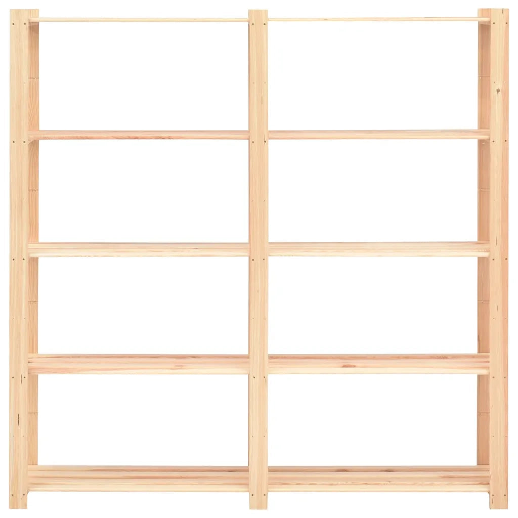 Scaffale a 5 Livelli 170x38x170 cm in Massello di Pino 500 kg CFW4772617