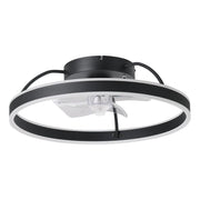 Plafoniera con Ventilatore Aperto Nero Marinella Eglo