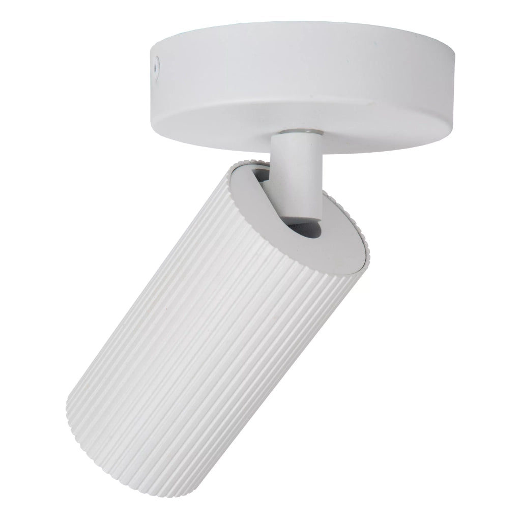 Faretto plafoniera Lucide Clubs bianco 1xGU10 40W alluminio