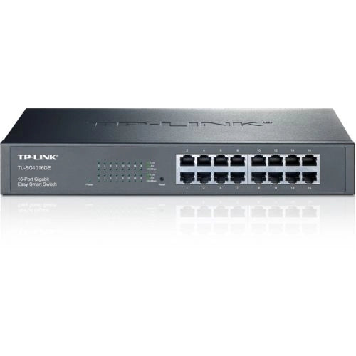 Tp-link tl-sg1016de gestito l2 gigabit ethernet (10/100/1000) 1u nero