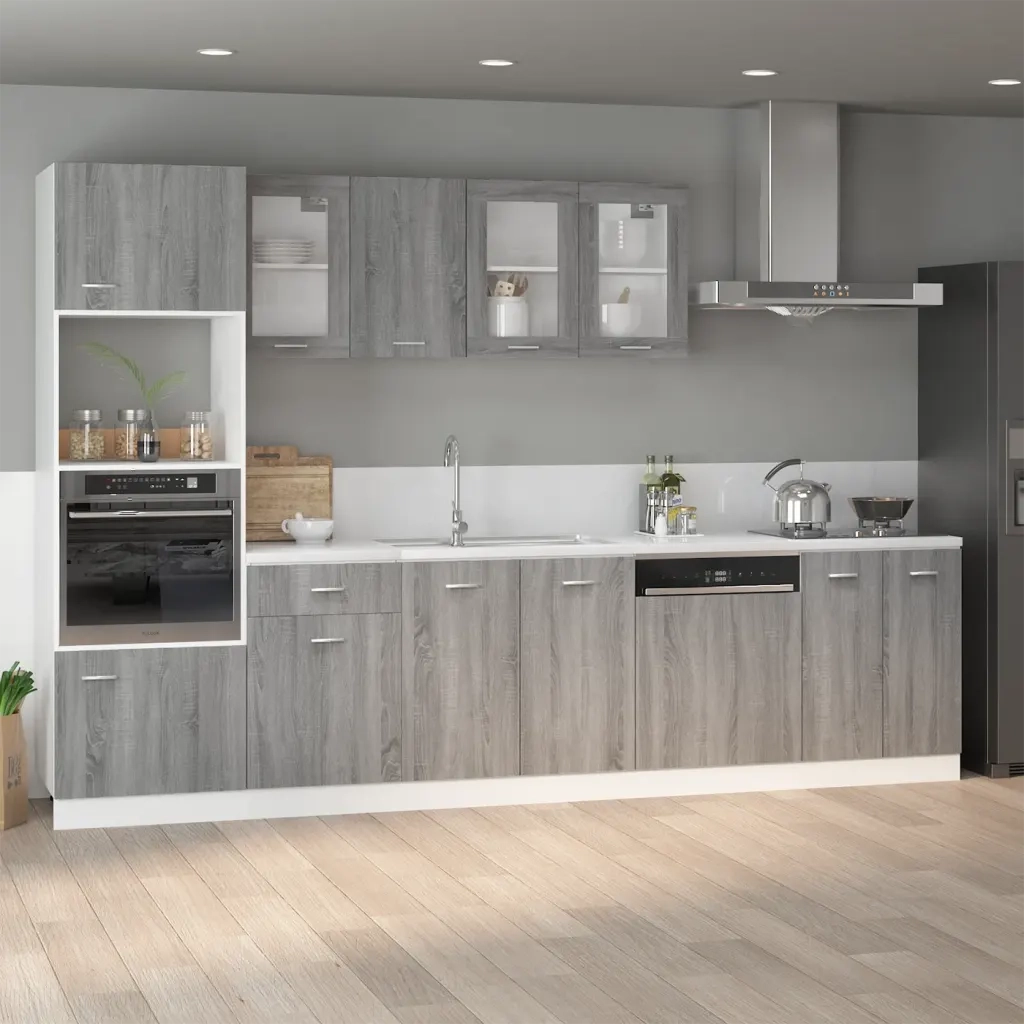 Mobiletto “Lyon” Grigio Sonoma 80x46x81,5 cm 815565