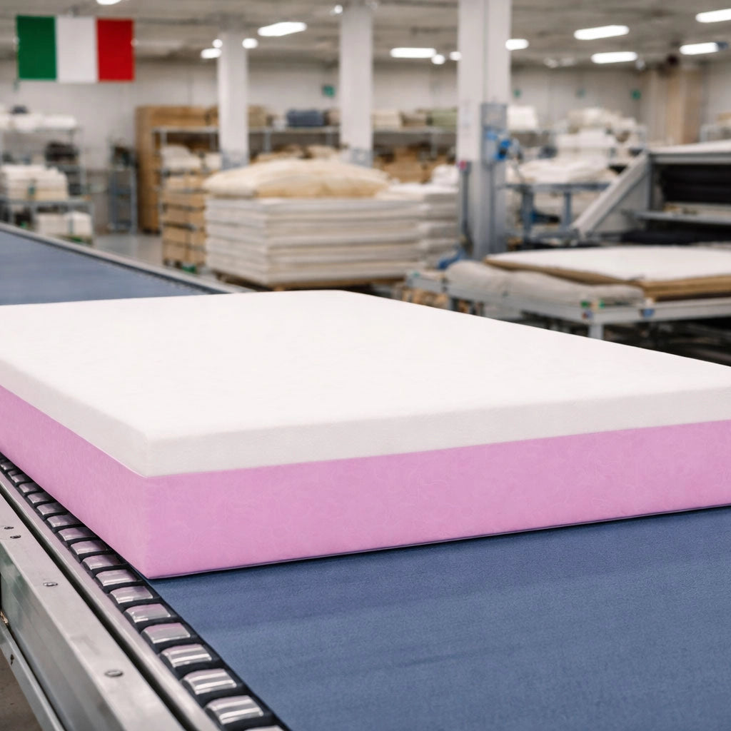 Materasso matrimoniale 180X195 Cm CONFORTEVOLE che NON SCALDA, Materasso ortopedico alto 20 cm contro il mal di schiena | MADE IN ITALY, Anallergico - MOD. PRIME 20