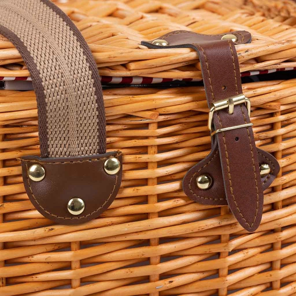 Cestino pic-nic marrone 40x28x22h
