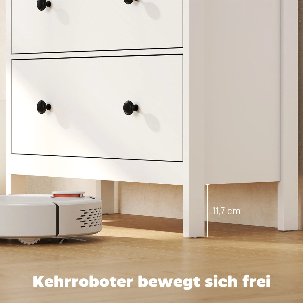 Cassettiera con 4 Cassetti ¨C Minimal ¨C Bianco