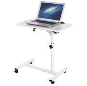 Scrivania Portatile con Ruote - Tavolo da Ufficio Multifunzionale - Altura Regolabile 62-88 cm - Materiali di Alta Qualità MDF - Facile da Trasportare - Tavolo da Scrivania da Appendere