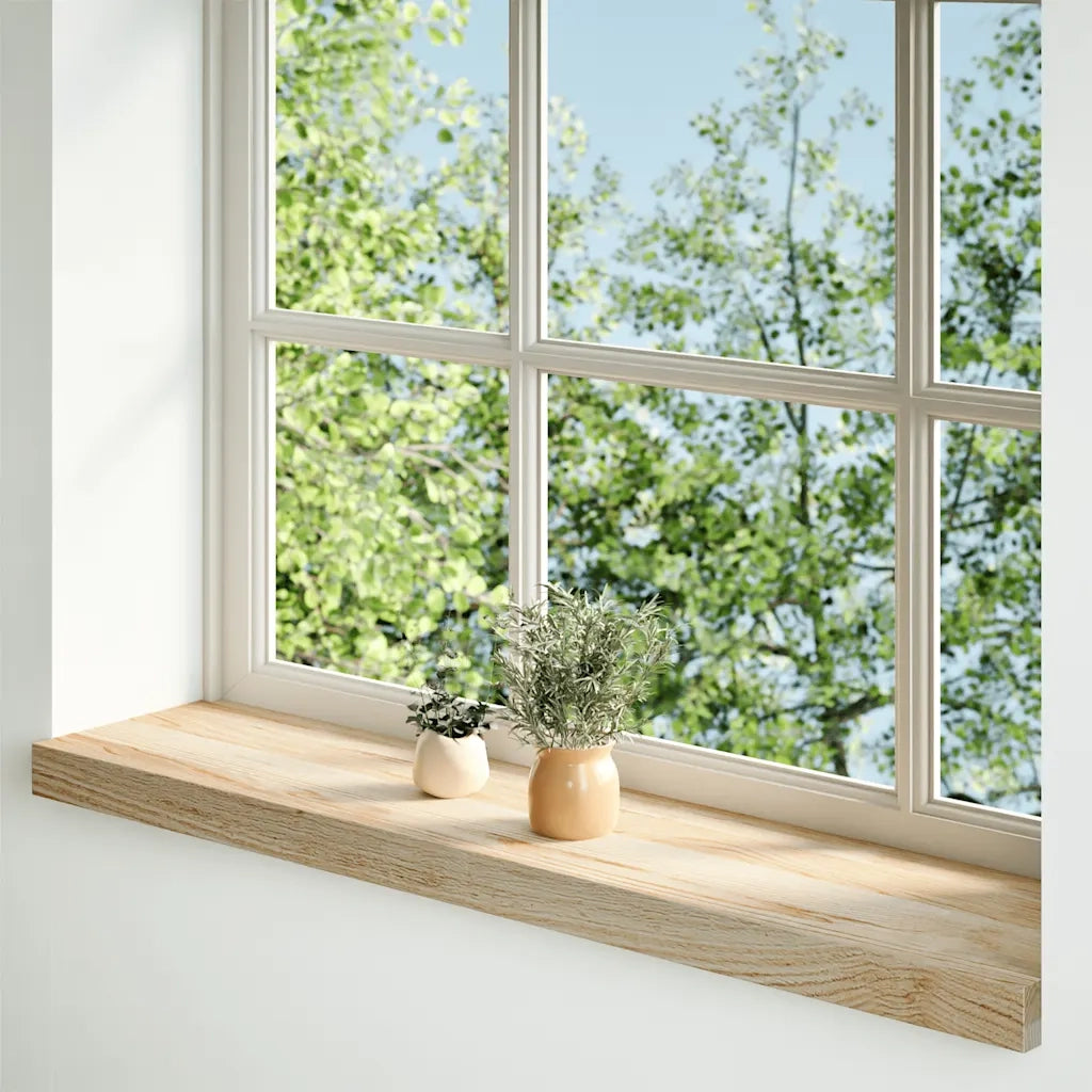 Davanzali 2 pz Non Trattati 70x20x2 cm Legno Massello di Rovere CFW1373623