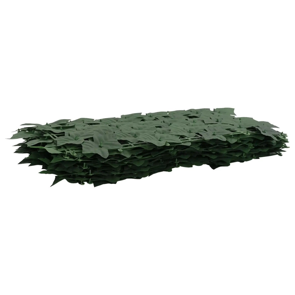 Schermo per balcone con foglie Verde Scuro 400 x 150 cm 42040634