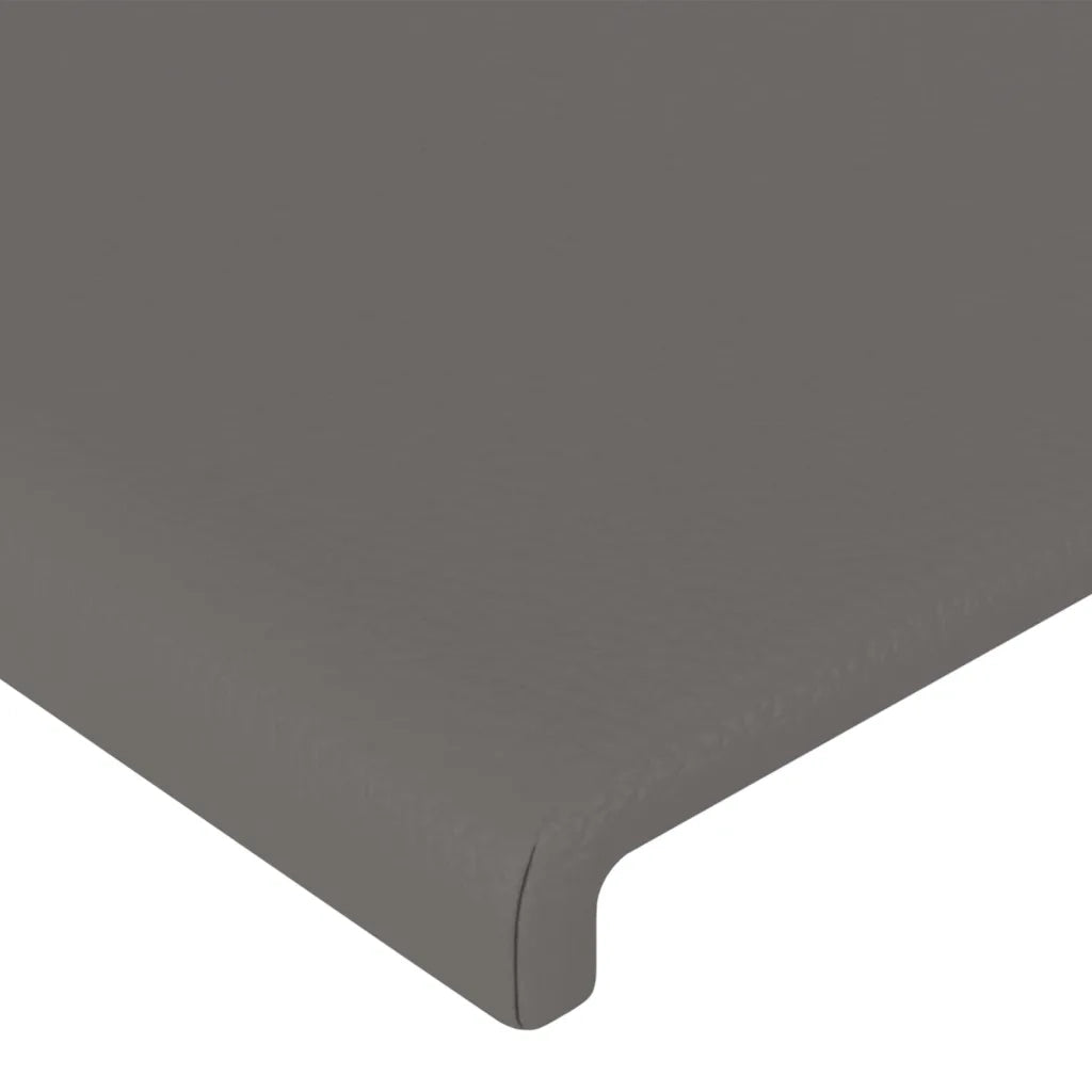 Testiera a LED-Testata con LED Grigio 180x5x78/88 cm in Similpelle 955629