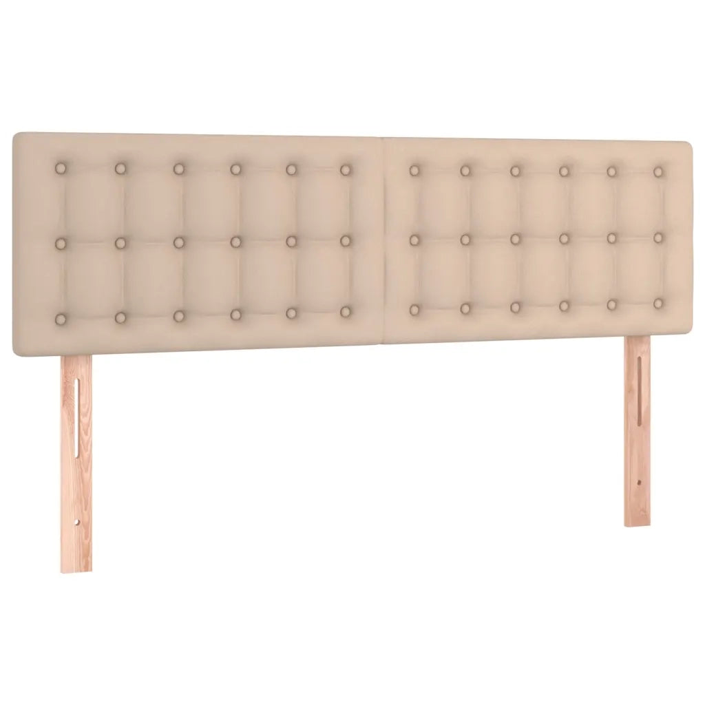 Giroletto a Molle con Materasso Cappuccino 140x200cm Similpelle