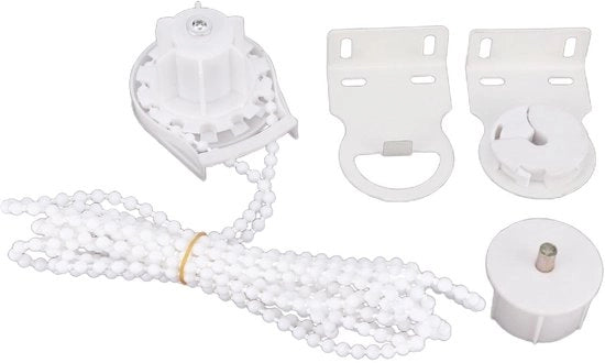 Accessori per corda a rotaia - Fitting per corda a rotaia 38 mm - Kit di fissaggio - Installazione facile - Duraturo - Massima capacità di carico 3 kg - Pezzi di ricambio per corda a rotaia