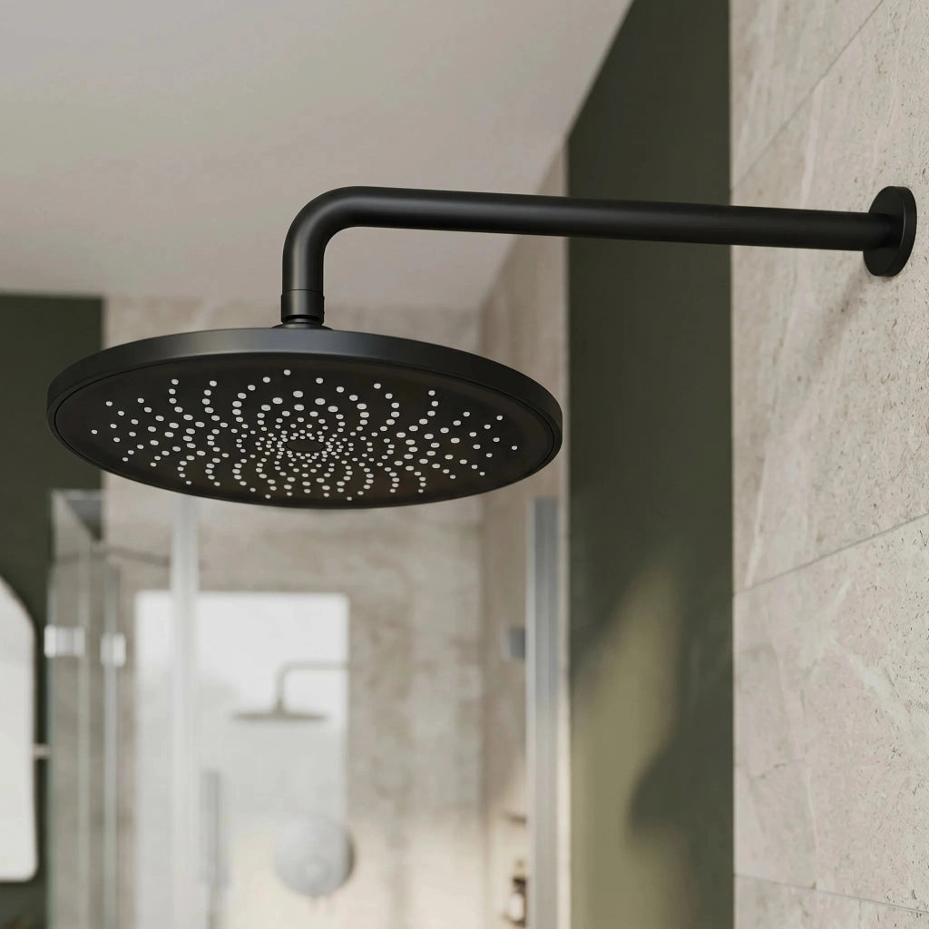 Soffione Doccia Rotondo Rea Js-021b Black