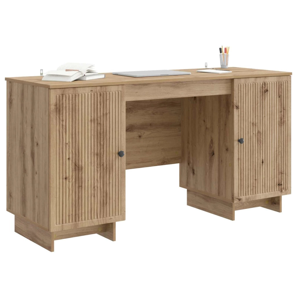 Scrivania | Tavolo da Ufficio Rovere Artigianale Legno ingegnerizzato
