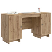 Scrivania | Tavolo da Ufficio Rovere Artigianale Legno ingegnerizzato