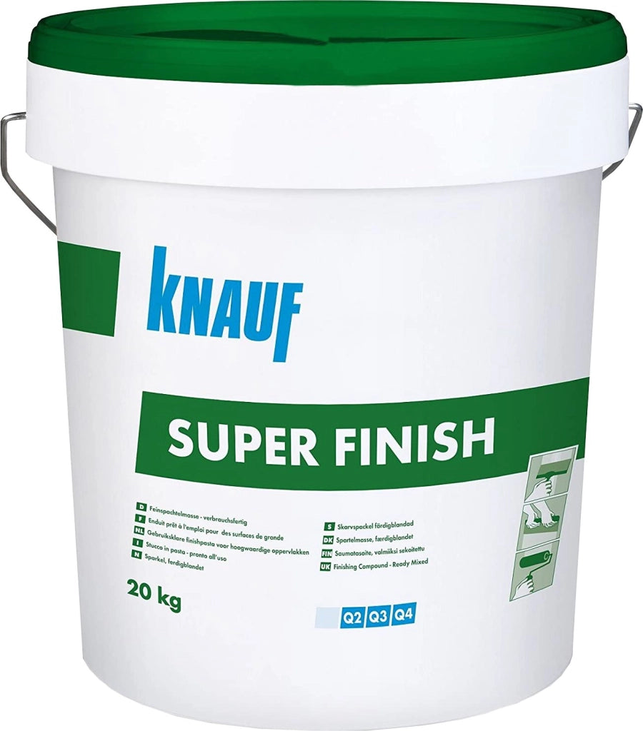 Stucco Pasta Super Finish Knauf Vinilico Bianco 6 kg