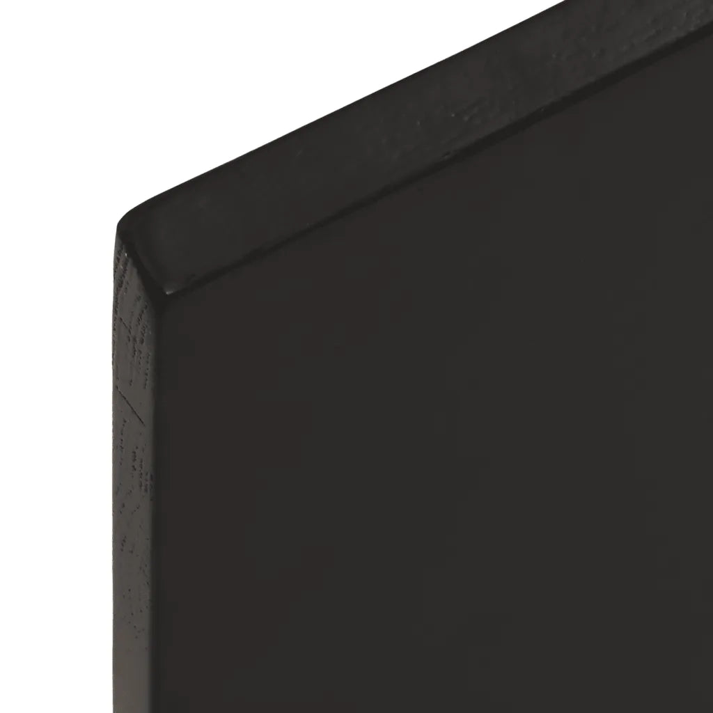 Ripiano Muro Marrone Scuro 40x30x2 cm Massello Rovere Trattato 363746