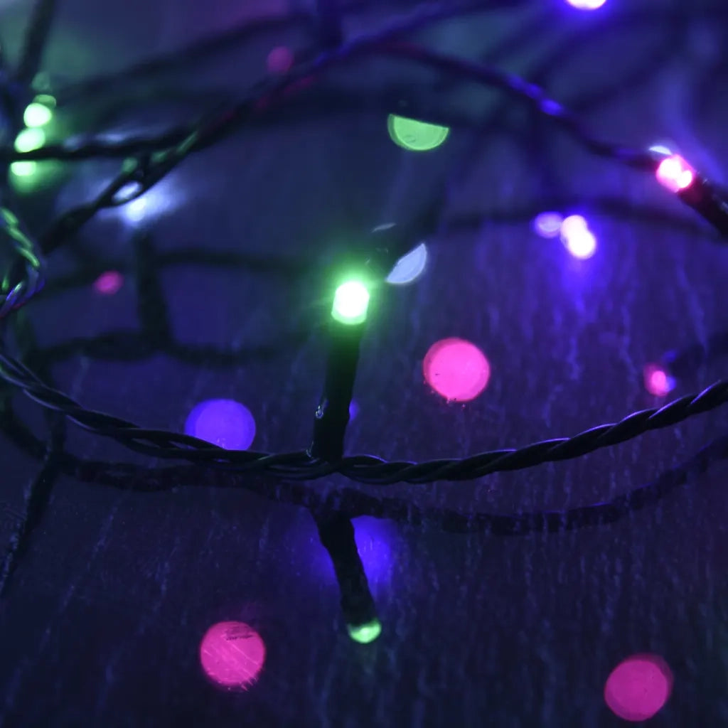 Stringa LED con 300 Luci LED Pastello Multicolore 30 m in PVC 343207