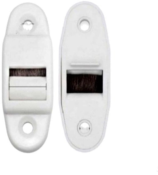 Guida a rulli 14mm - Guida a rulli - Disegno a setole - Rulli - 8 pezzi - Plastica - Riduce attrito e prolunga durata - Guida a rulli