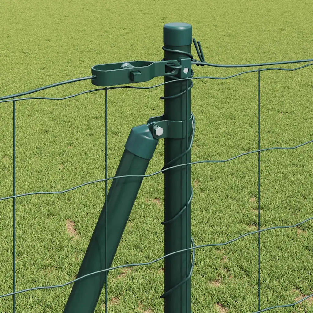 Recinzione da Giardino | Recinzione con Posto Verde 1,2 x 10 m Acciaio